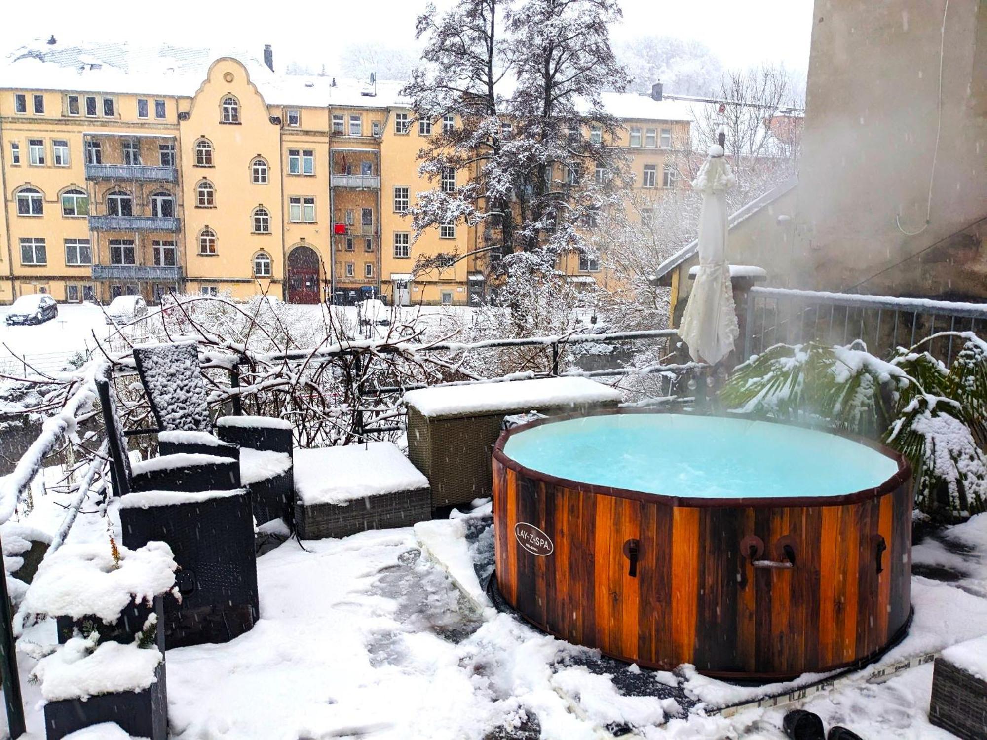 F1 - Urlaubsmagie - Helle Wohnung Mit Sauna & Pool & Whirlpool Sebnitz Exterior photo
