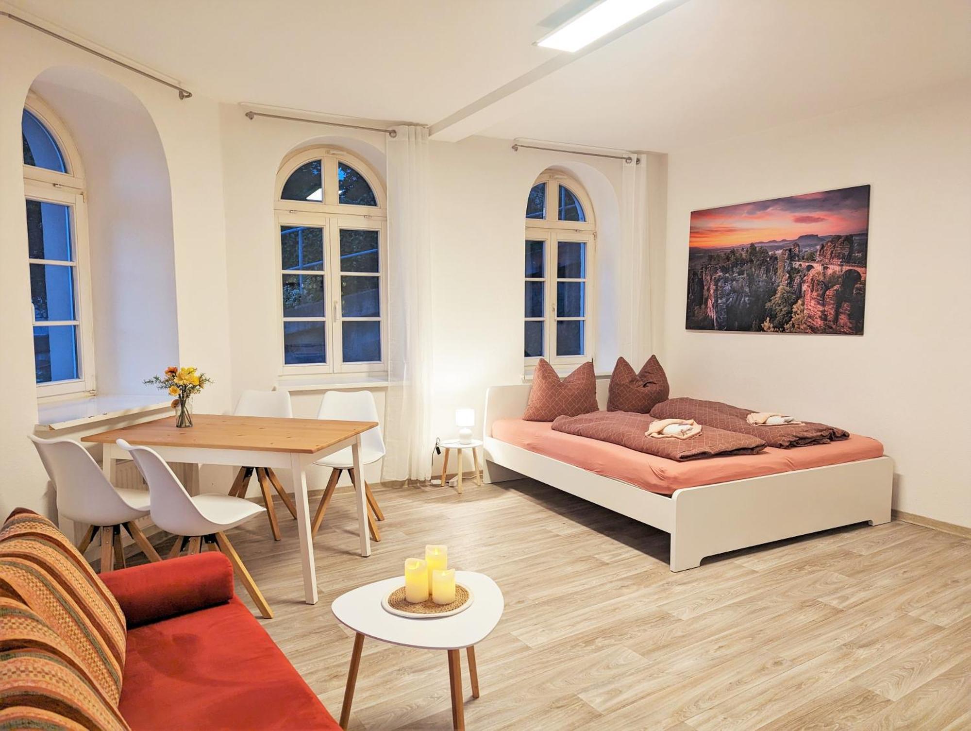 F1 - Urlaubsmagie - Helle Wohnung Mit Sauna & Pool & Whirlpool Sebnitz Exterior photo